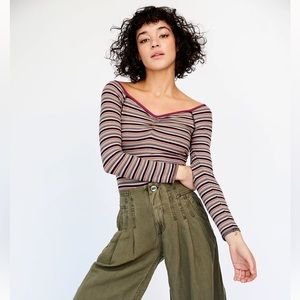 Intimately Free People ‘Put A Stripe On It’ Thong Bodysuit | Medium